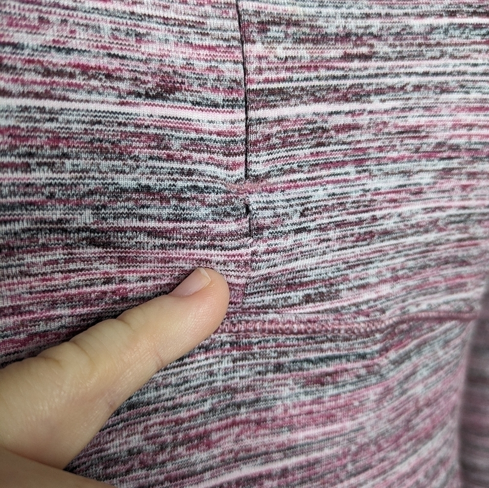 Lululemon Runderful heathered pink 1/2 zip exercise workout pullover jacket 8 - Picture 5 of 9